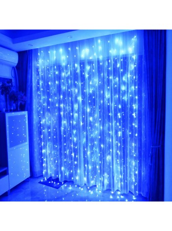 LED гирлянда Штора 6*3 700 лампочек YS - 84003